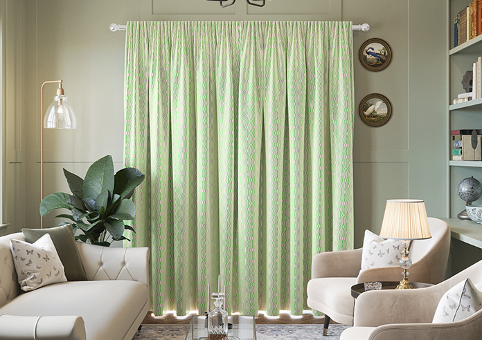 Opulent Scallop, Spearmint - Made To Measure Curtains - Image 7